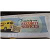 Image 4 : Two Security Storage Cardboard Advertising Signs with Yellow Moving Vans