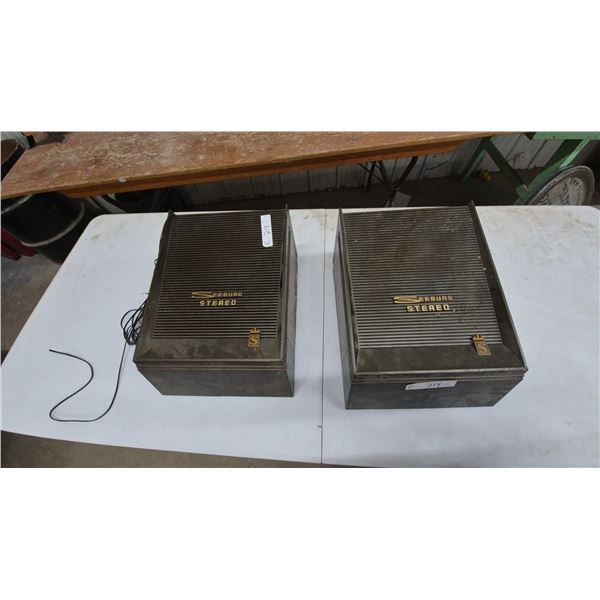 Pair of Vintage Seeburg Stereo Speakers