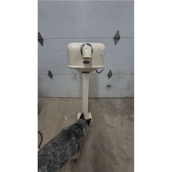 Vintage Sani-Dry Floor-Standing Electric Hand Dryer with Foot Pedal