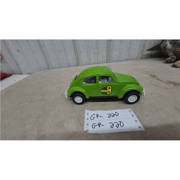 Tonka Volkswagen Beetle Side Winder Toy Car, Green, Metal, 8.6” Long