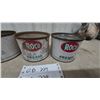 Image 10 : Vintage Roco Black Axle Grease Tin Cans, Winnipeg, Set of Three