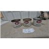 Image 1 : Vintage Roco Black Axle Grease Tin Cans, Winnipeg, Set of Three