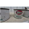 Image 3 : Vintage Roco Black Axle Grease Tin Cans, Winnipeg, Set of Three
