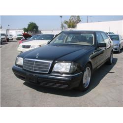 1999 MBZ S600 Vin. WDBGA51G5XA410946 Mileage 125978 Automatic, AC, Stereo