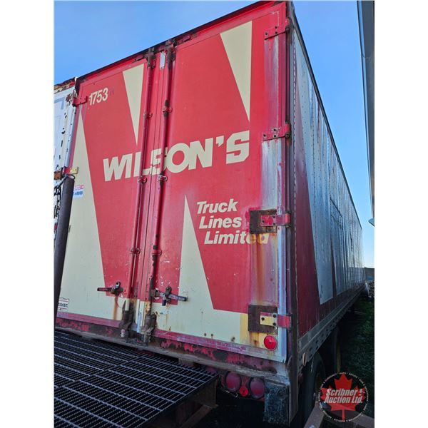 SEMI-TRAILER: Tandem Axle Dry Van: Enclosed Storage Trailer