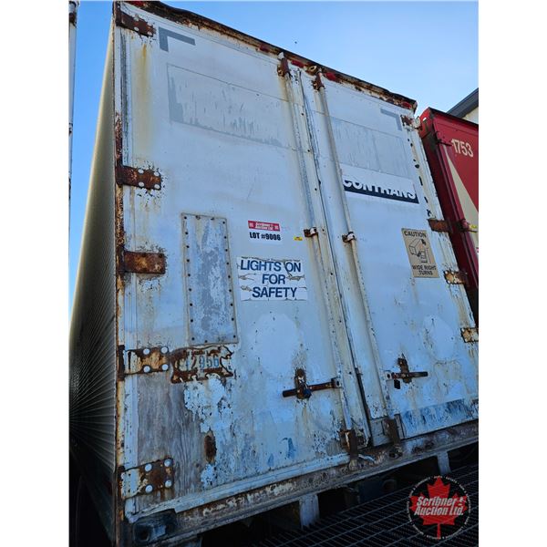 SEMI-TRAILER: 1986 Fruehauf Tandem Axle Dry Van: Enclosed Storage Trailer