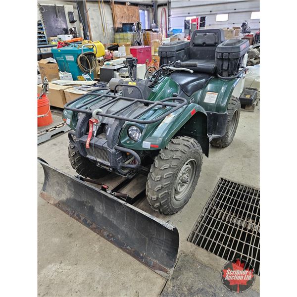 ATV: 2003 Yamaha Kodiak 450 4x4; WARN Plow & Winch