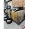 Image 3 : 2 Bulk Fluid Transfer Totes with Diaphragm Pump & Hoses (for Used Oil)