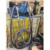 Image 7 : 2 Bulk Fluid Transfer Totes with Diaphragm Pump & Hoses (for Used Oil)