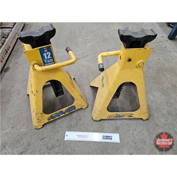 Power Fist 12-Ton Jack Stands (2)