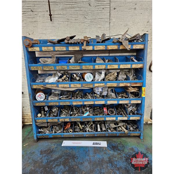 Bolt Bin with Assorted Fasteners