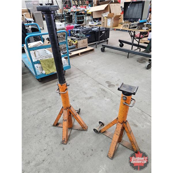 Adjustable Underhoist Support Stands – Pair