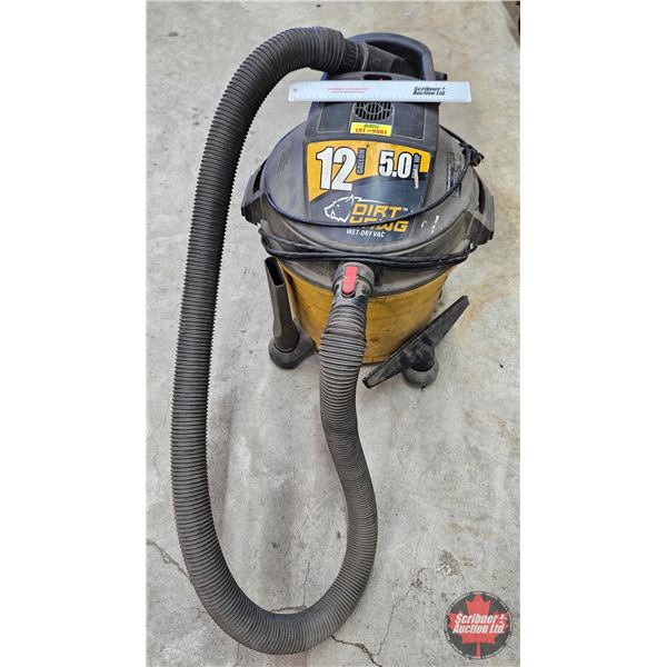 Dirt King 12-Gallon Wet / Dry Shop Vacuum