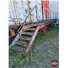 Image 1 : Steel Grated Loading Platform with Stairs & Handrails