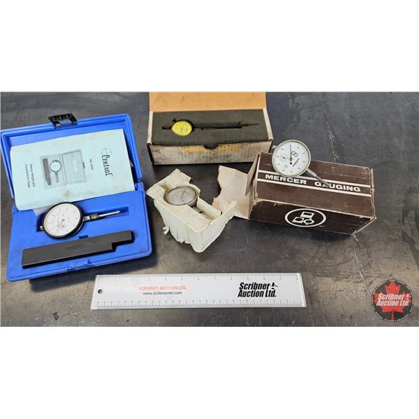 Assorted Dial Indicators & Gauges