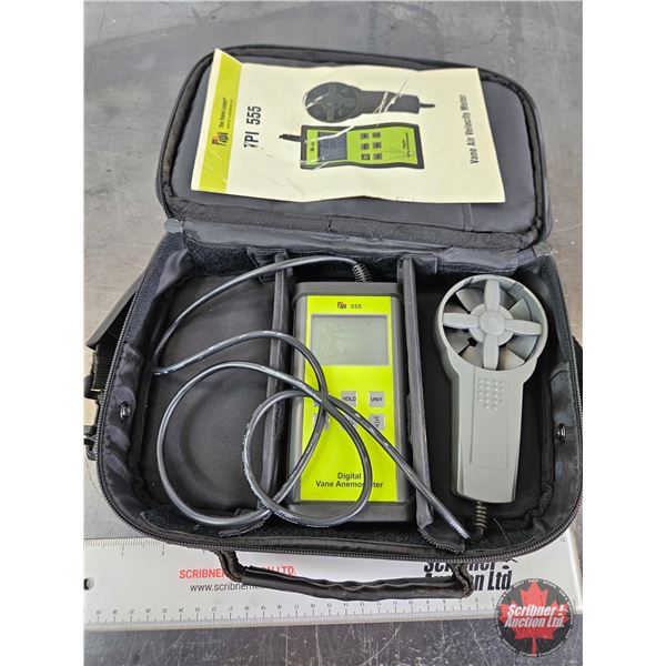 TPI 555 Digital Vane Anemometer