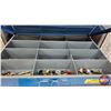 Image 2 : Multi-Drawer Parts Cabinet with Assorted Hardware