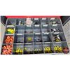 Image 6 : Multi-Drawer Parts Cabinet with Assorted Hardware