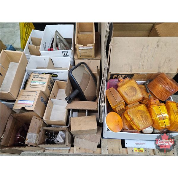 Assorted Truck Lights, Lenses & Mirrors
