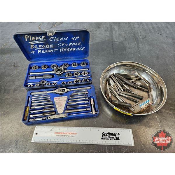 Blue-Point Tap & Die Set with Assorted Taps