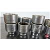 Image 6 : Assorted 1" Drive Sockets & Ratchet