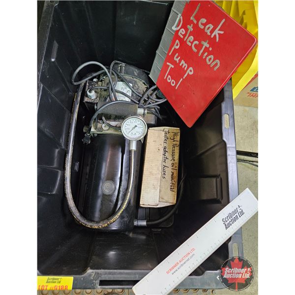 High-Pressure Leak Detection Pump Tool