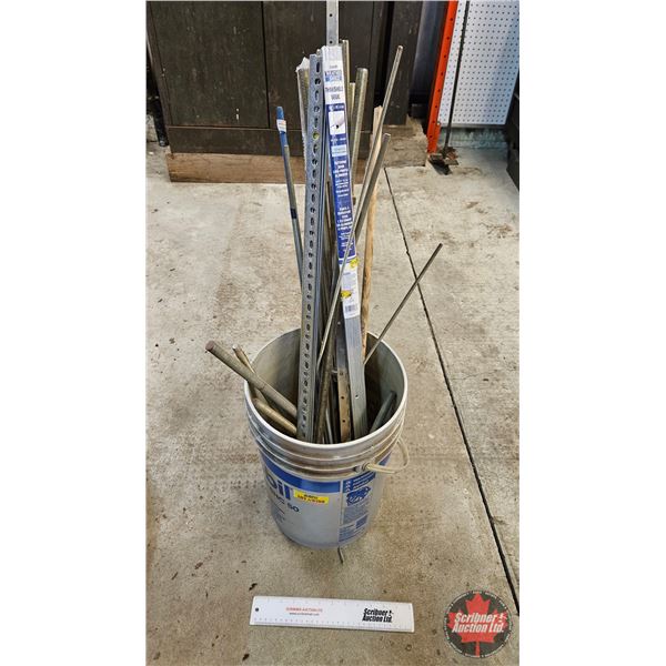 Assorted Threaded Rods & Metal Stock