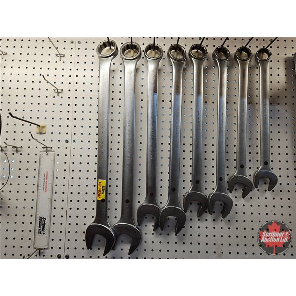 Assorted Large SAE Combination Wrenches
