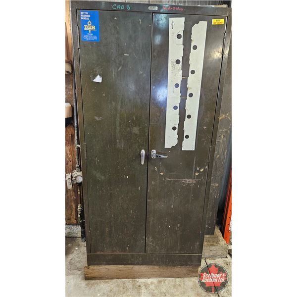 Heavy-Duty Truck Repair Manuals & Metal Cabinet