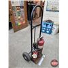 Image 2 : Wheeled Dolly Cart with Two Extinguishers