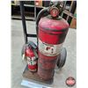 Image 4 : Wheeled Dolly Cart with Two Extinguishers