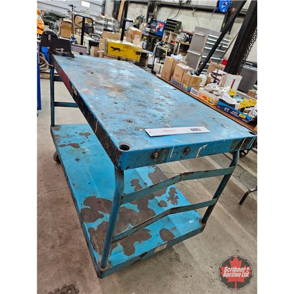 Heavy-Duty Steel Workbench with 5 in. Bench Vise