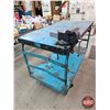 Image 2 : Heavy-Duty Steel Workbench with 5 in. Bench Vise