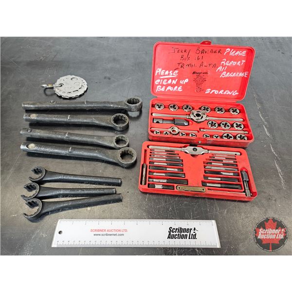 Snap-on Tap & Die Set with Assorted Wrenches