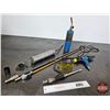 Image 1 : Assorted Pneumatic Tools, Grease Gun & Torch