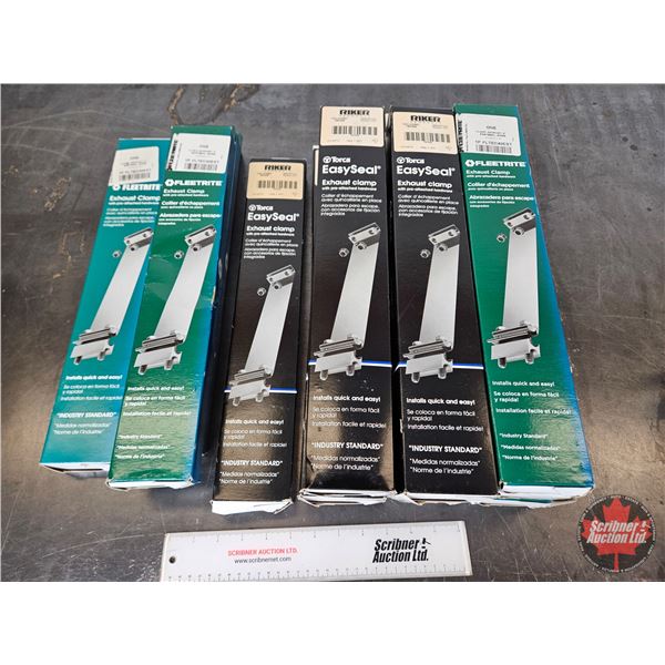 4" Fleetrite & Torca Exhaust Clamps (13 pcs)