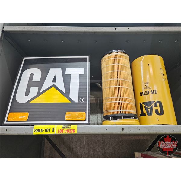 Collector Combo : CAT Advertising Sign & Filter Display Sample