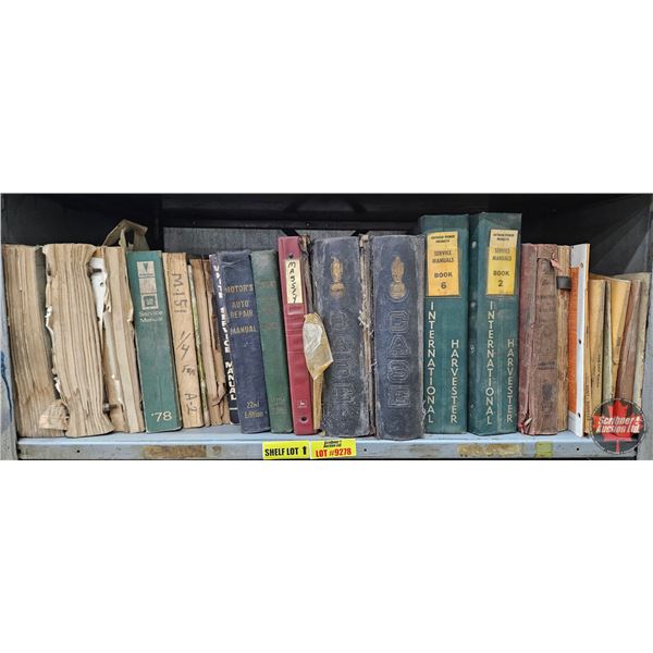 Vintage Case, International & Automotive Service Manuals