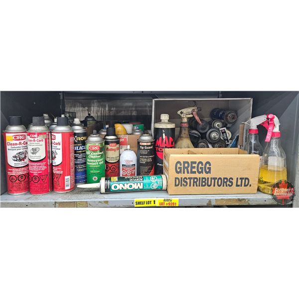 Assorted Aerosol Cleaners & Shop Supplies