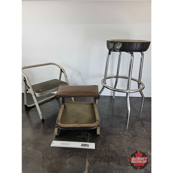 Shop Stools / Rolling Mechanic Seat / Step Stool