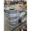 Image 1 : Accuride 24.5 x 8.25 Aluminum Truck Wheels (9)