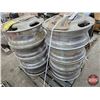 Image 2 : Accuride 24.5 x 8.25 Aluminum Truck Wheels (9)