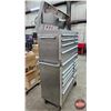 Image 12 : QUALITY CRAFT Stainless Steel Rolling Tool Chest & Cabinet