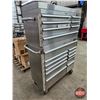 Image 2 : QUALITY CRAFT Stainless Steel Rolling Tool Chest & Cabinet