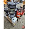 Image 5 : Pallet Lot : Assorted Partial Pails & Automotive Fluids