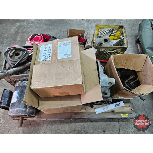 Assorted Heavy-Duty Truck Parts & Shop Equipment