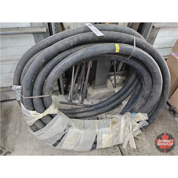 3" Diameter Reinforced Rubber Hose Coil