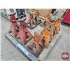 Image 1 : Assorted Heavy-Duty Jack Stands (9)