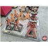 Image 2 : Assorted Heavy-Duty Jack Stands (9)