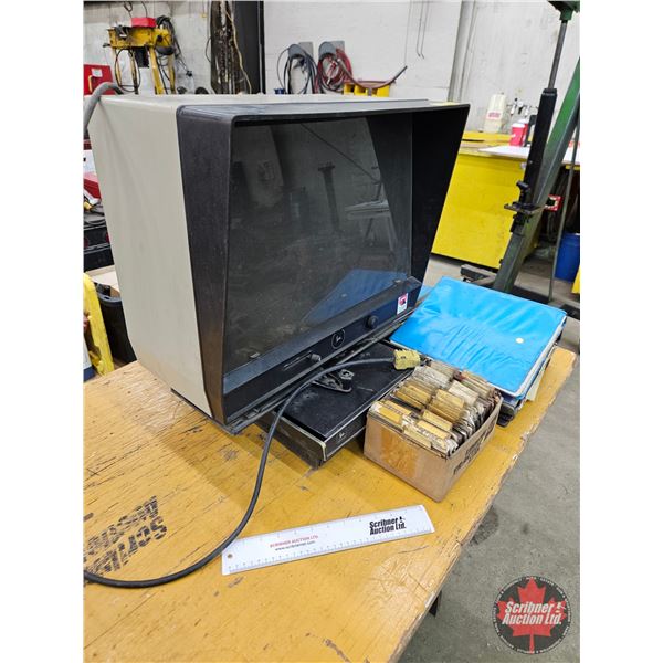 Microfiche Reader & John Deere Cards